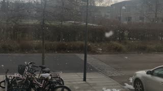 Snow fall in Denmark, 2023 march.