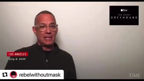 (July 6th 2020) Tom Hanks says he DISREPECTS those who do NOT wear masks!