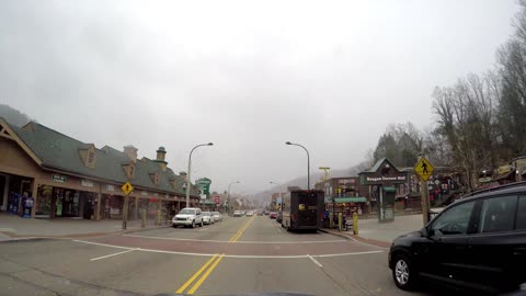 Gatlinburg Downtown Snow