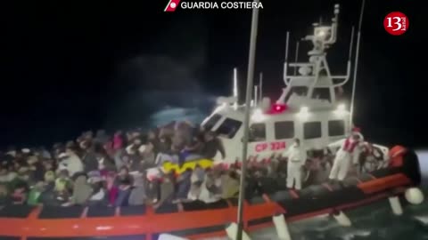 Italy's Coast Guard rescues 211 migrants at sea