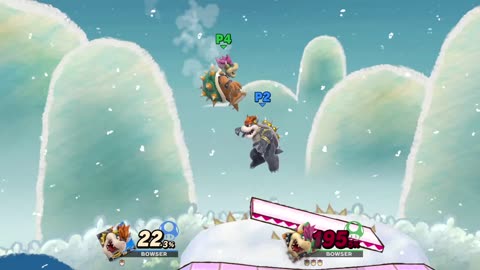 Bowser vs Bowser on Yoshi's Island (Super Smash Bros Ultimate)