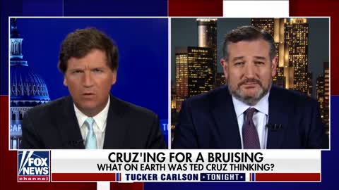 Ted Cruz Backs Down When Tucker Carlson Calls Him Out On Description of J6 As "Terrorist Attack"