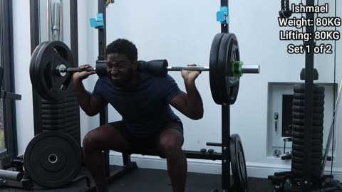 Squats w/ Kamal Heavy 1 Set