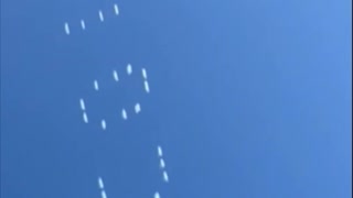 this appeared in the skies over northern Germany.