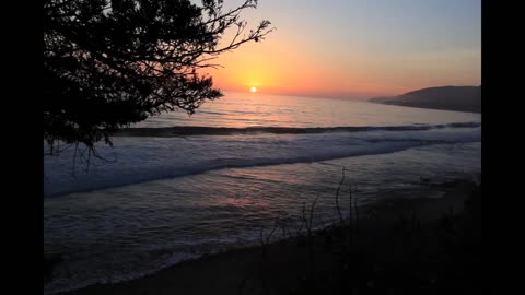 Valentines Day Sunset - El Capitan State Beach