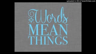 Words mean things - Baptize