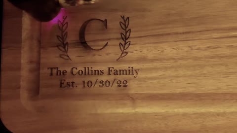 Laser Engraved Cutting Board