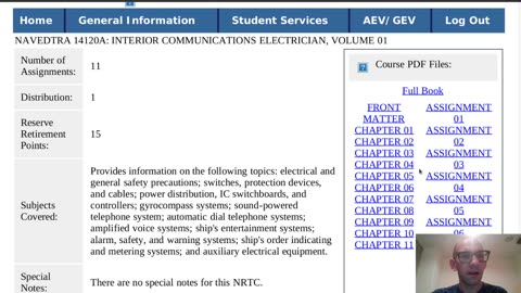 Summary of NAVEDTRA 14120A - Interior Communications Electrician, Volume 01