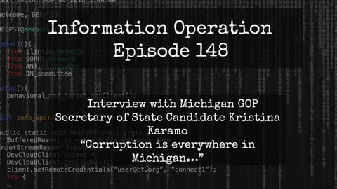 IO Episode 148 - Michigan GOP Secretary of State Candidate Kristina Karamo