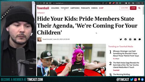 Pride March Chants "We're Coming For Your Children," Leftists DEFEND Grooming Kids EXPLICITLY