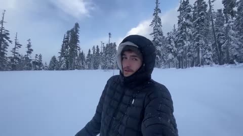 "Winter Storm Survival in a Van: Camping Through a Heavy Snowstorm"