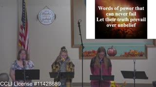 Moose Creek Baptist Church Sing “Speak O Lord” During Service 10-23-2022