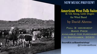 American West Folk Suite: II. Git Along, Little Dogies, by David Ahrens