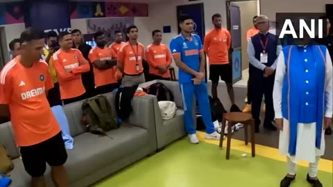 PM Modi Meets the Indian Cricket Team After World Cup Final