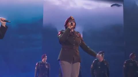 82nd Airborne Division Chorus brings INSPIRING resilience with "I Am Here" | Qualifiers | AGT 2023