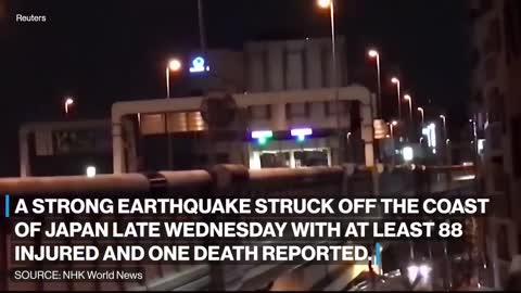 Strong earthquake hits Japan l ABC News