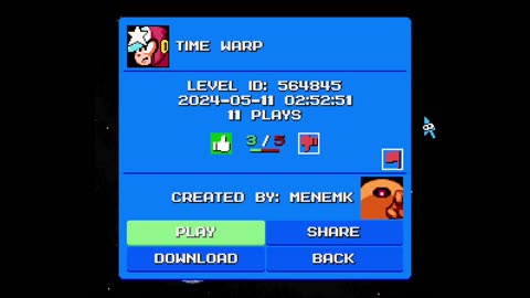 Mega Man Maker Level Highlight: "Time Warp" by Menemk