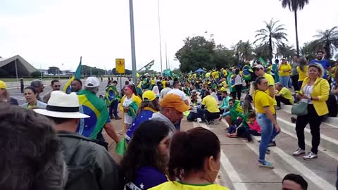 Resistência Civil contra o Comunismo. Brasília, 04/11/2022. QG do Exército.
