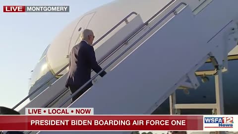 Biden Just Can't Seem To Get Up These Stairs