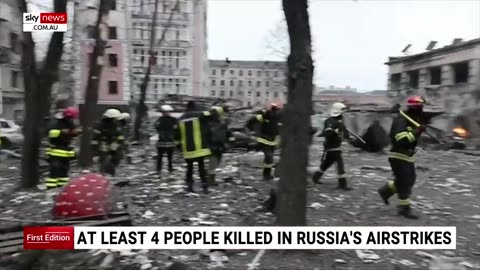 Sky News Australia - Russia unleashes missile barrage on Ukraine, killing at least four