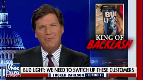 Tucker Carlson reacts Bud Light recruiting Dylan Mulvaney