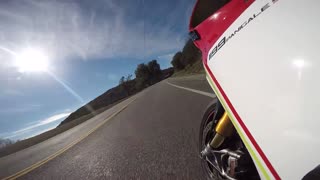 Malibu new years day 2016 Ducati Panigale 1199 Tri-color