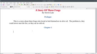 Intro to Writing - Process and Procedure