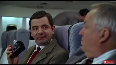 Mr. Bean Takes Photos On The Plane | Funny Clip 1 Minute!