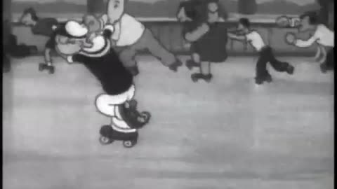 A Date to Skate: Popeye the Sailor - Public Domain Cartoons