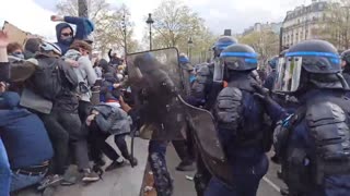 Macron: "President of Violence and Hypocrisy"