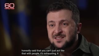 Volodymyr Zelenskyy's full 60 Minutes interview TRANSLATED