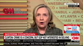 Hillary Clinton Spews Disinformation On Fake News CNN, Says She Wants People To Be Safe