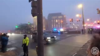 President Joe Biden arriving in Ottawa