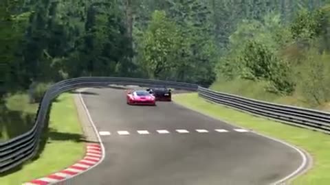 Battle Bugatti Veyron Super Sport vs Ferrari LaFerrari Racing at Nurburgring-Nordschleife