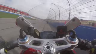 Auto club Speedway tank view Crash clip 2/28/2016 Ducati panigale 1199 tri-color