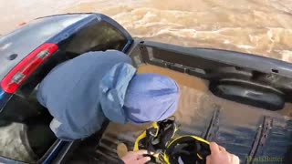 DPS body cam shows helicopter rescue of man stuck in Tonto Creek flooding