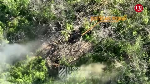 Footage of counteroffensive of Ukrainian tanks and armored vehicles near Bakhmut