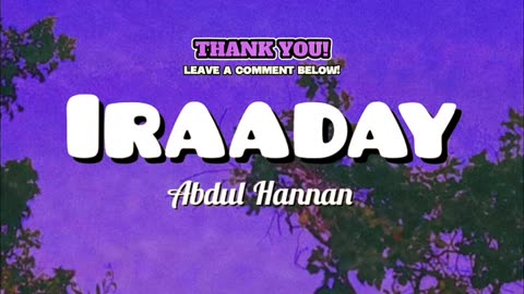 Iraaday - Abdul Hannan & Rovalio