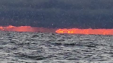 Fire in the sky, epic Lake Erie sunrise!