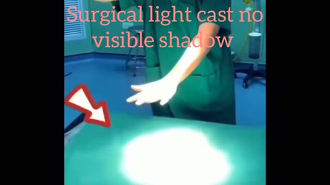 Surgical lights cast no visible shadow