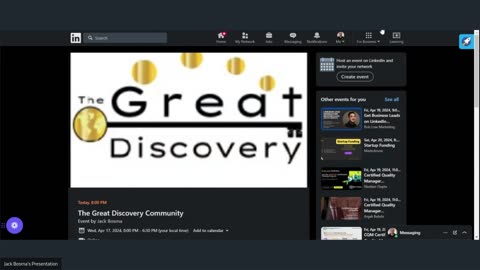 EVENT: The Great Discovery Community