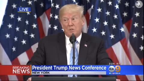 Trump “Most”Bizzare Moment in Live Press