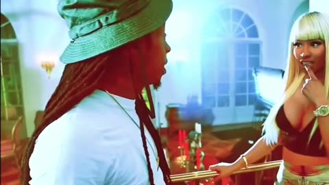 Lil Wayne Elite Rizz W_ Nicki Minaj. Flawless Lol Chemistry on High School Music video Set (2013)