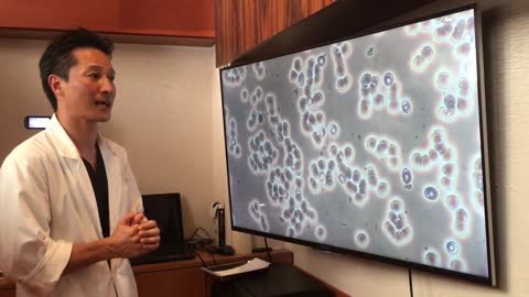 How blood changes in a few minutes by grounding...similar to drinking structured water