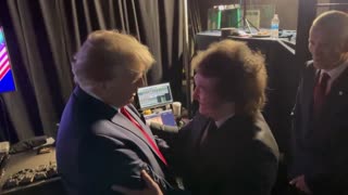 President🔥Donald J Trump👀Meets😎President🔥Javier Milei👀💥🔥😎