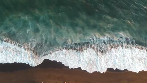 Ocean Sea Waves Drone Aerial Free stock footage