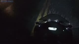 Riden in the Rain on the Mighty KLR 650