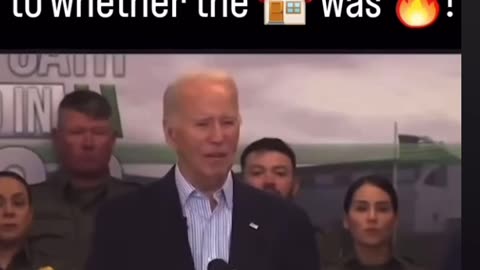 Biden – “One Home Sitting There Because It Had the Right Roof on it”