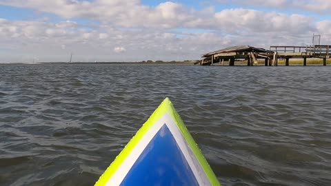 FIRST PADDLE AFTER TROPICAL STORM NICOLE