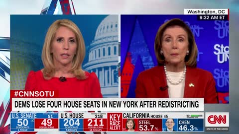 Pelosi asked if she thinks attack on husband affected voter turnout